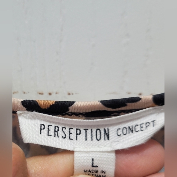 PerSeption Concept Womens Animal print size large EUC - Picture 3 of 6